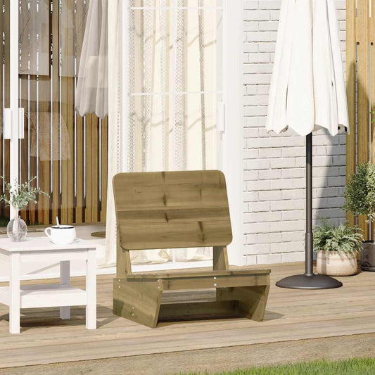 vidaXL Garden Chair 60x64x70,5 cm Impregnated Wood Pine