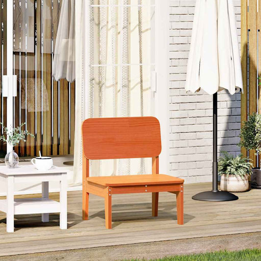 vidaXL Garden Chair Wax Brown 60x52,5x72 cm Solid Wood Pine