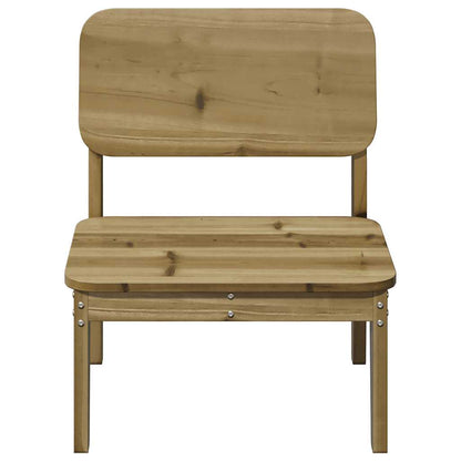 vidaXL Garden Chair | Pine | Impregnated solid pine wood | Standard |  Durable
