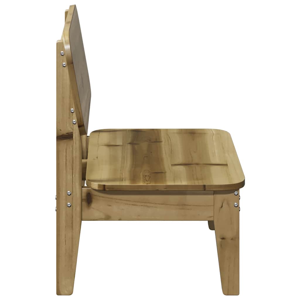 vidaXL Garden Chair | Pine | Impregnated solid pine wood | Standard |  Durable
