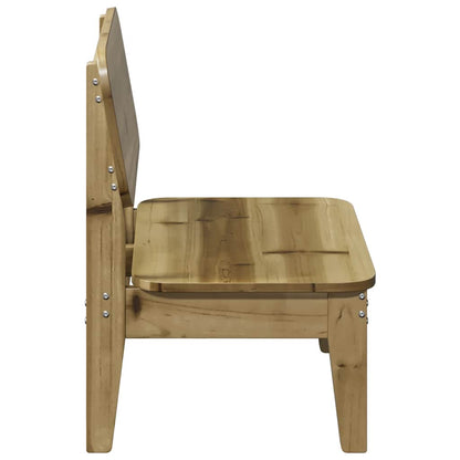 vidaXL Garden Chair | Pine | Impregnated solid pine wood | Standard |  Durable