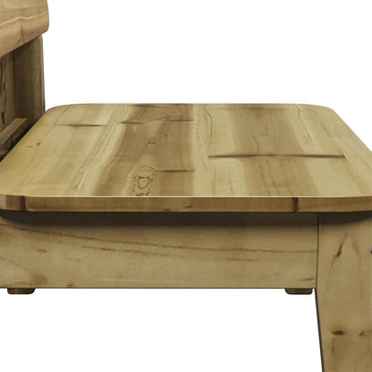 vidaXL Garden Chair | Pine | Impregnated solid pine wood | Standard |  Durable