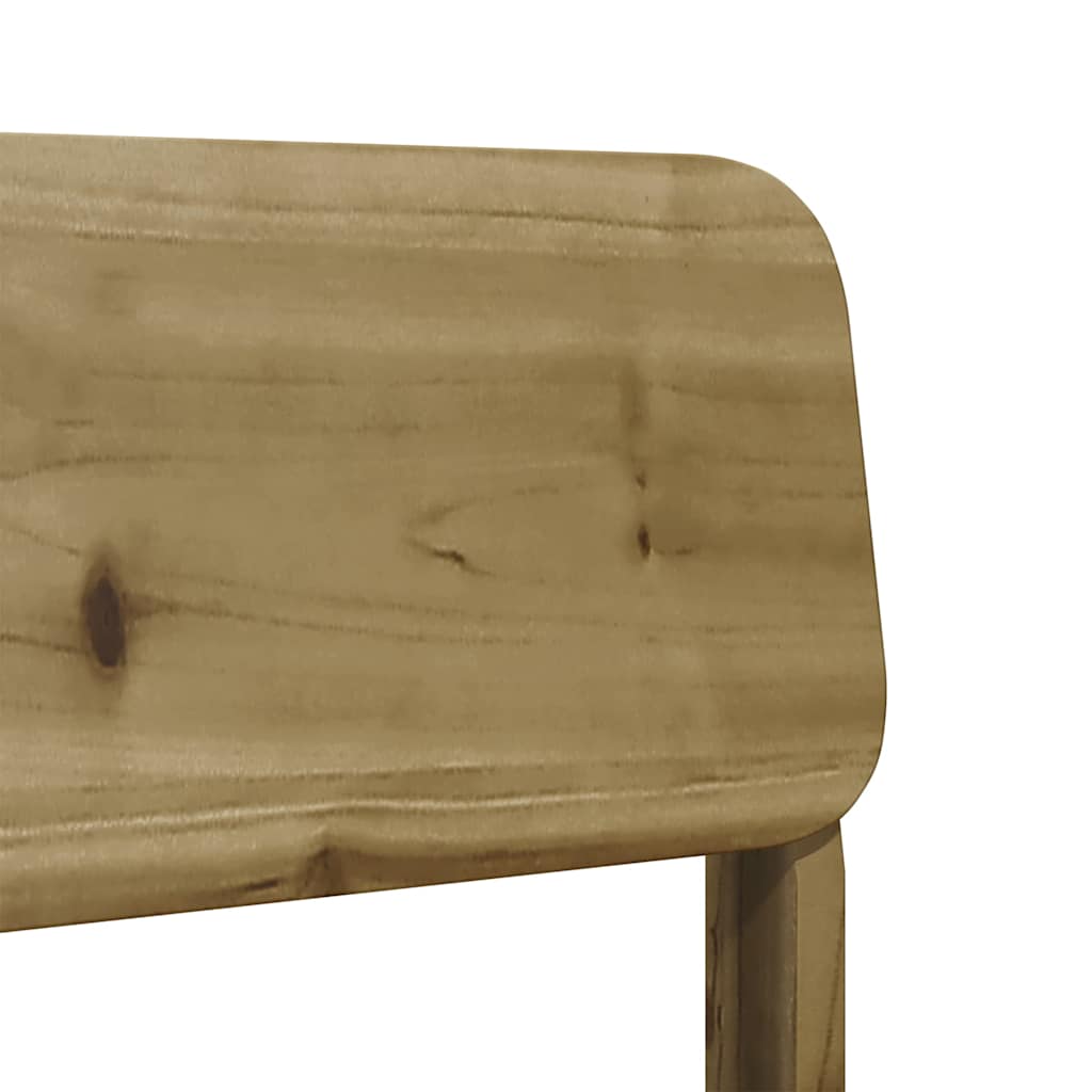 vidaXL Garden Chair | Pine | Impregnated solid pine wood | Standard |  Durable
