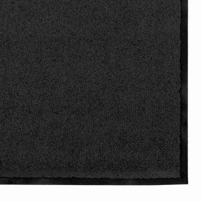 vidaXL Doormat Black 120 x 250 cm 100% Polyamide