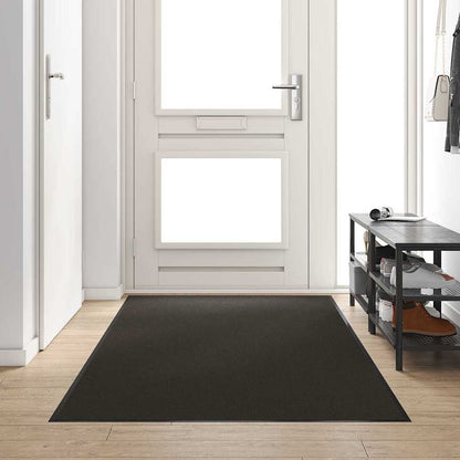 vidaXL Doormat Black 120 x 250 cm 100% Polyamide