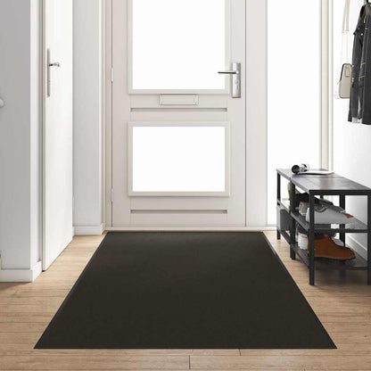 vidaXL Doormat Black 120 x 350 cm 100% Polyamide