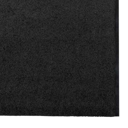 vidaXL Doormat Other Black 120 x 400 cm Polyamide and PVC