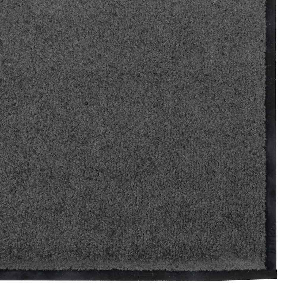 vidaXL Doormat Anthracite and Black 120 x 250 cm Polyamide and PVC