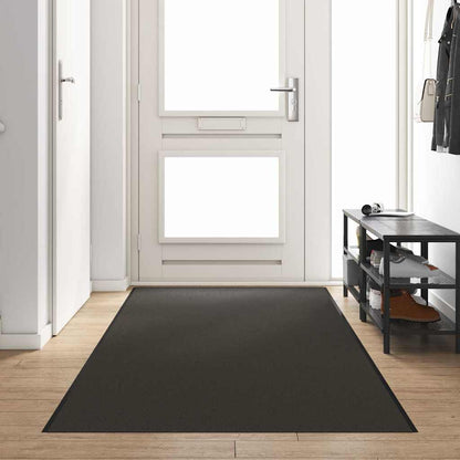 vidaXL Doormat Anthracite and Black 120 x 400 cm 100% Polyamide