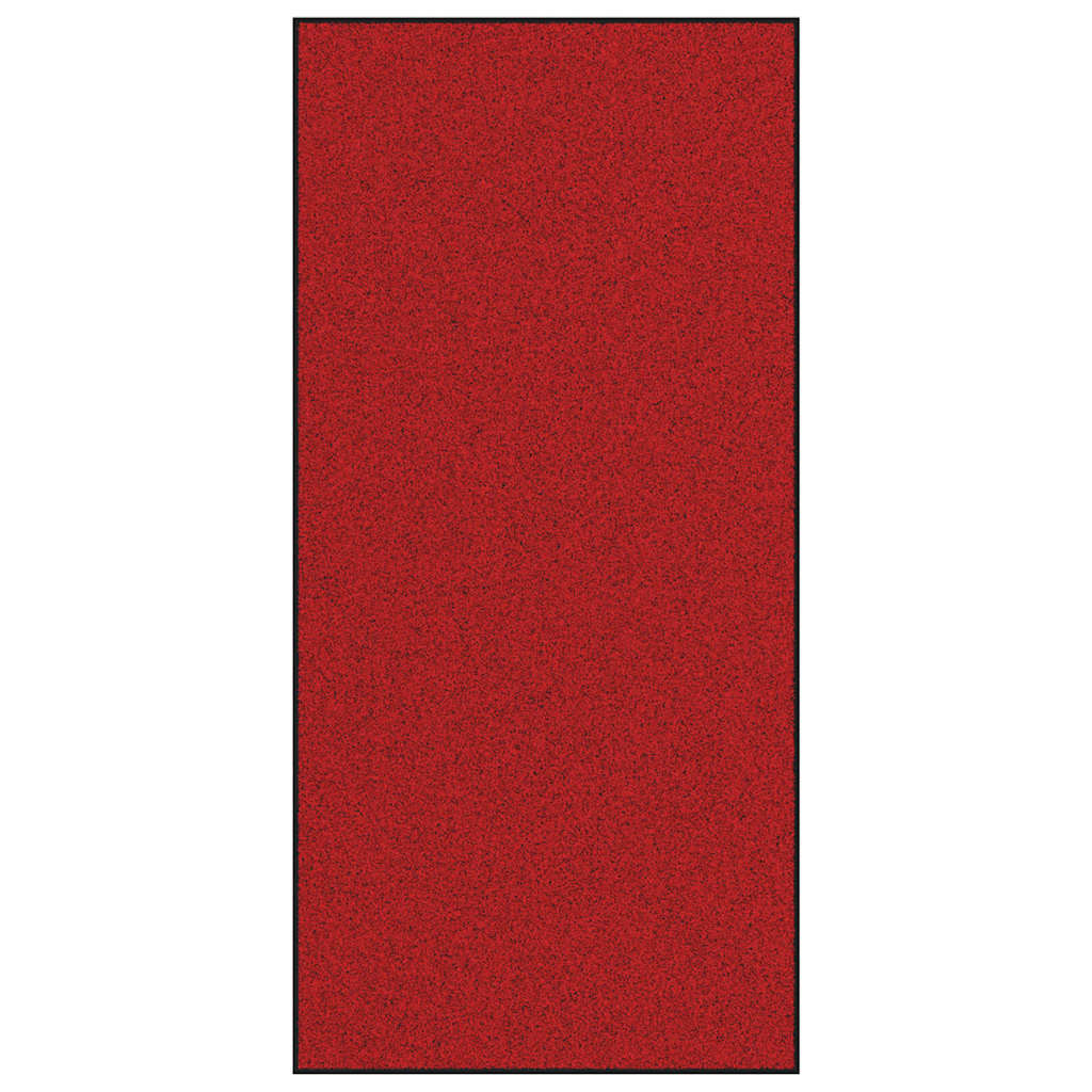 vidaXL Doormat Red and Black 120 x 250 cm 100% Polyamide