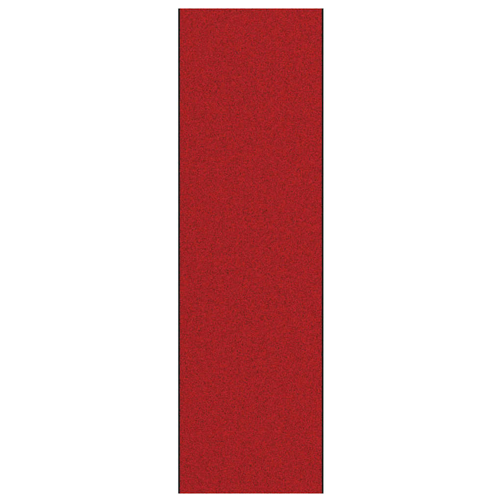 vidaXL Doormat Other Red and Black 120 x 400 cm Polyamide and PVC