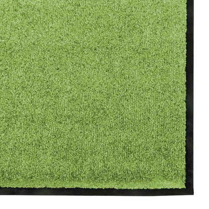 vidaXL Doormat Other Green and Black 120 x 250 cm Polyamide and PVC