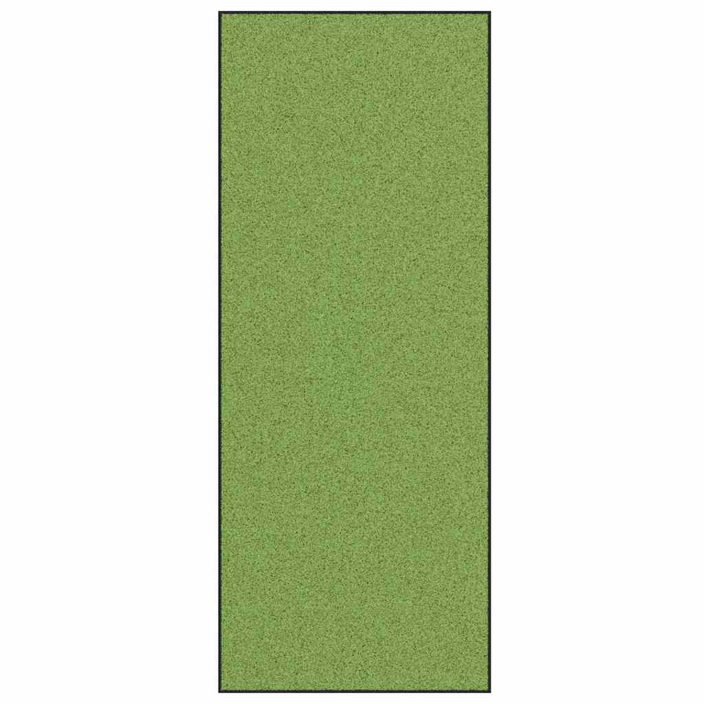 vidaXL Doormat Other Green and Black 120 x 300 cm Polyamide and PVC