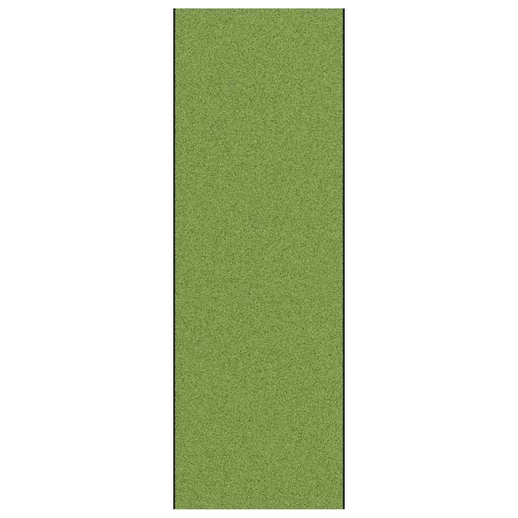 vidaXL Doormat Other Green and Black 120 x 350 cm Polyamide and PVC