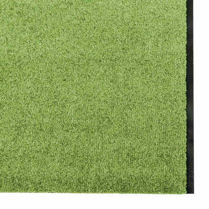 vidaXL Doormat Green and Black 120 x 400 cm 100% Polyamide