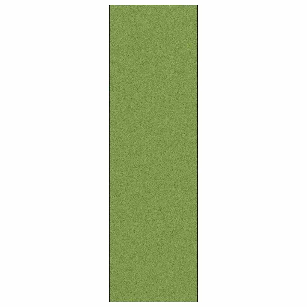 vidaXL Doormat Green and Black 120 x 400 cm 100% Polyamide