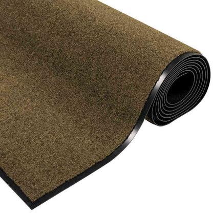 vidaXL Doormat Brown and Black 120 x 250 cm 100% Polyamide