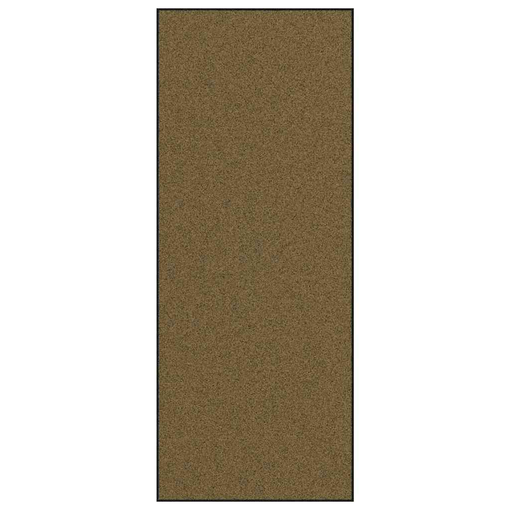 vidaXL Doormat Other Brown and Black 120 x 300 cm Polyamide and PVC