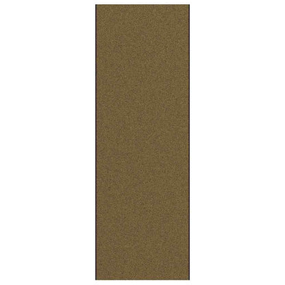 vidaXL Doormat Other Brown and Black 120 x 350 cm Polyamide and PVC