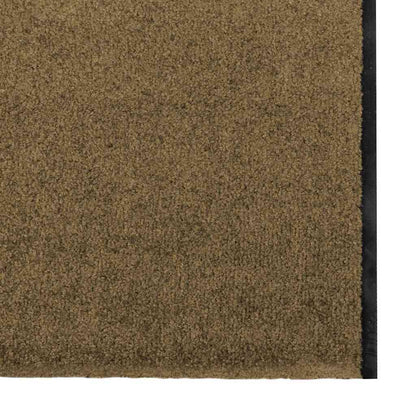 vidaXL Doormat Brown and Black 120 x 400 cm 100% Polyamide