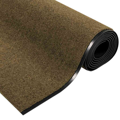vidaXL Doormat Brown and Black 120 x 400 cm 100% Polyamide