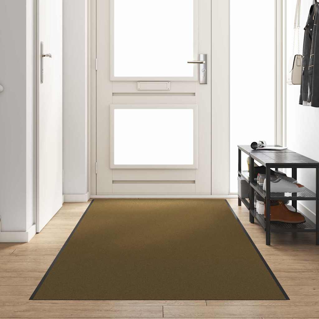 vidaXL Doormat Brown and Black 120 x 400 cm 100% Polyamide
