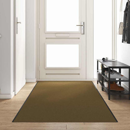 vidaXL Doormat Brown and Black 120 x 400 cm 100% Polyamide