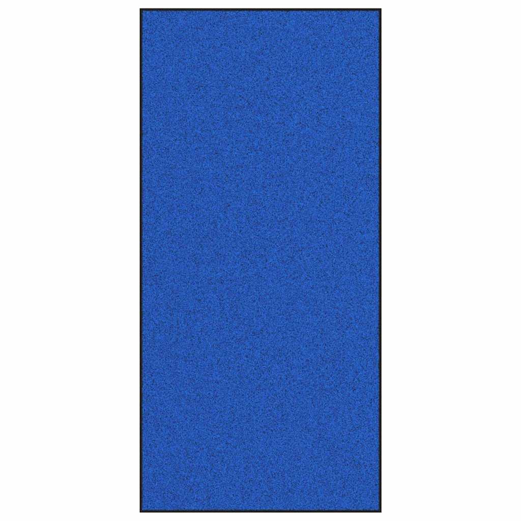 vidaXL Doormat Blue and Black 120 x 250 cm 100% Polyamide