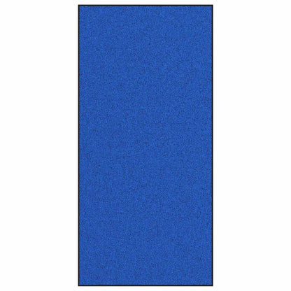 vidaXL Doormat Blue and Black 120 x 250 cm 100% Polyamide