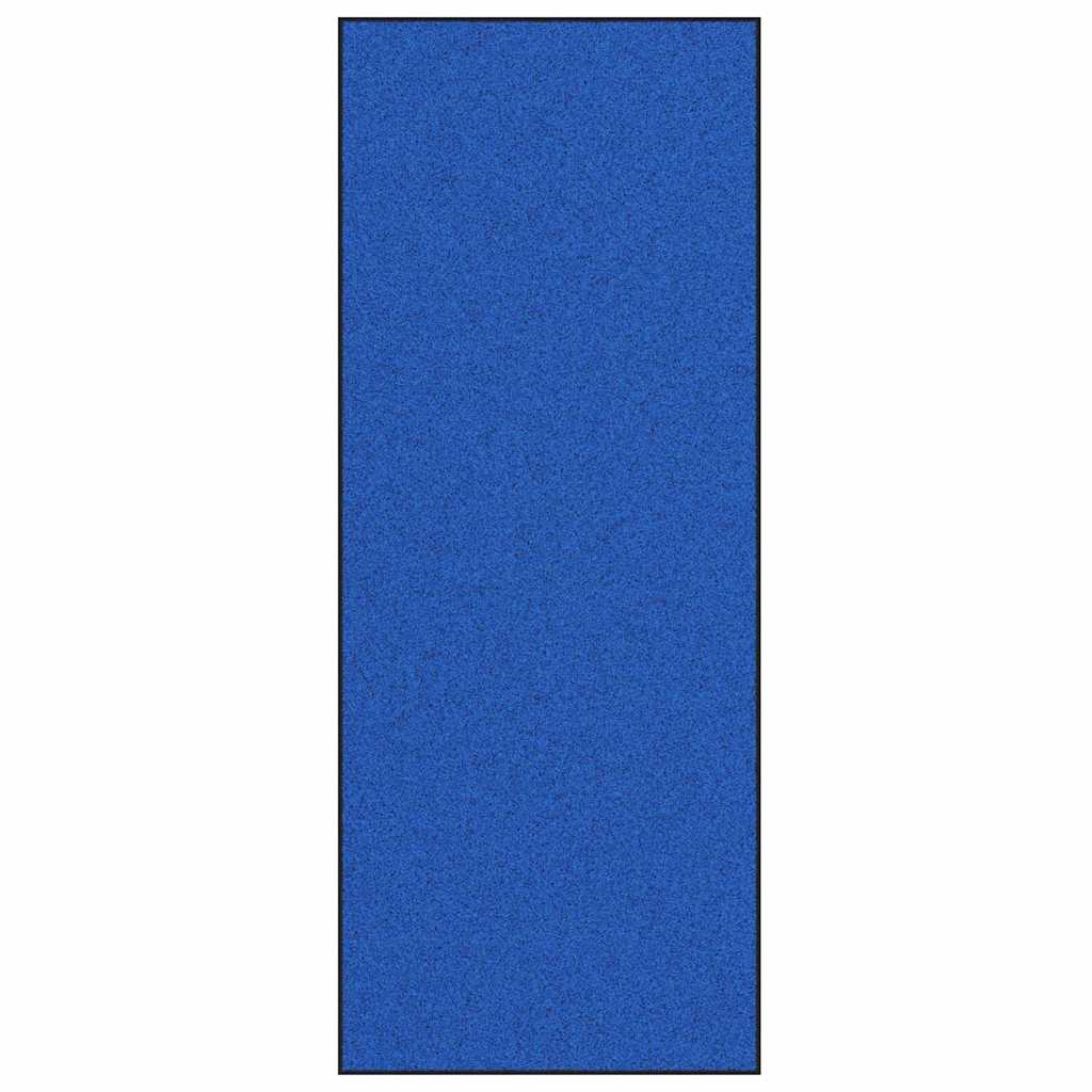 vidaXL Doormat Blue and Black 120 x 300 cm 100% Polyamide