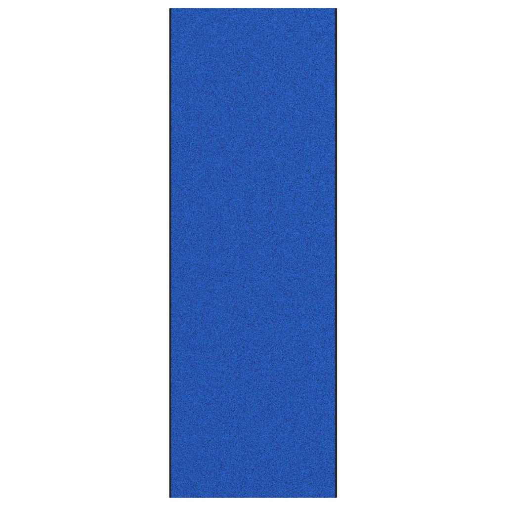 vidaXL Doormat Other Blue and Black 120 x 350 cm Polyamide and PVC