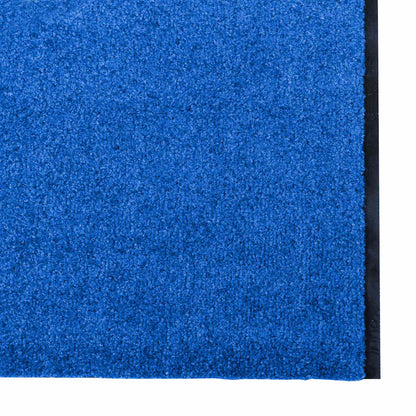vidaXL Doormat Blue and Black 120 x 400 cm 100% Polyamide
