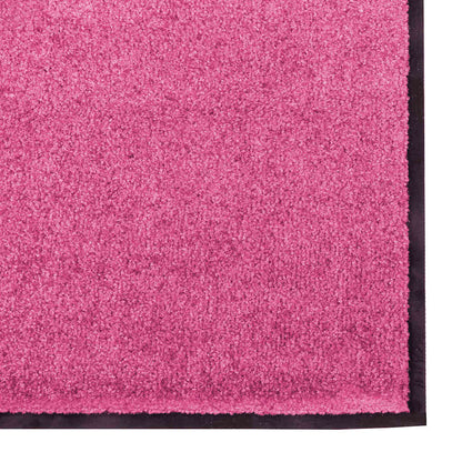 vidaXL Doormat Pink and Black 120 x 250 cm 100% Polyamide