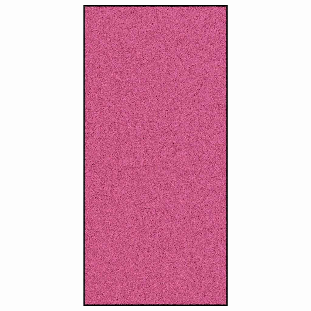 vidaXL Doormat Pink and Black 120 x 250 cm 100% Polyamide
