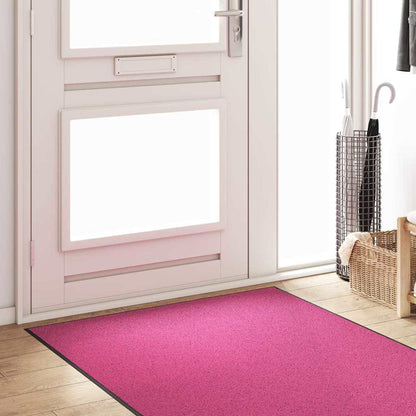 vidaXL Doormat Pink and Black 120 x 300 cm 100% Polyamide