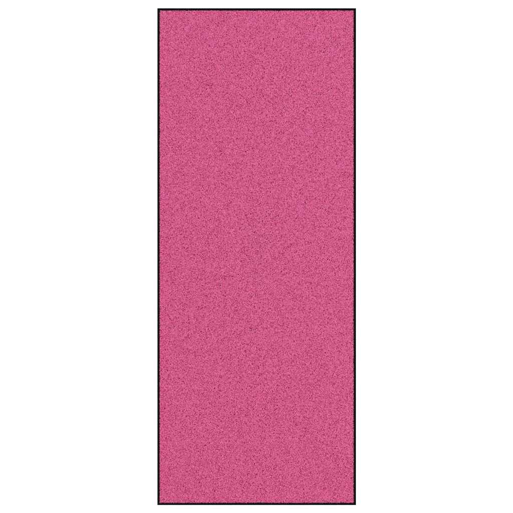 vidaXL Doormat Pink and Black 120 x 300 cm 100% Polyamide