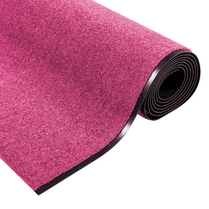 vidaXL Doormat Pink and Black 120 x 350 cm 100% Polyamide