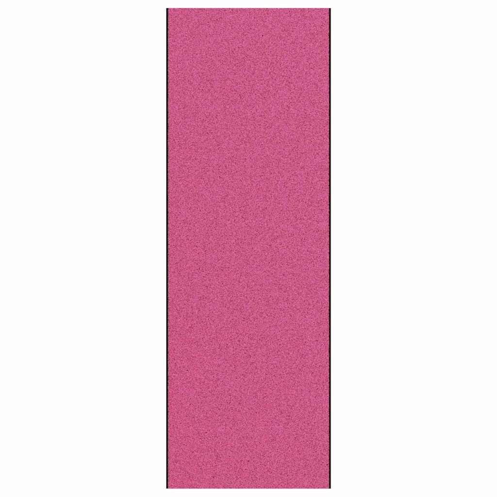 vidaXL Doormat Pink and Black 120 x 350 cm 100% Polyamide