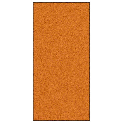 vidaXL Doormat Other Orange and Black 120 x 250 cm Polyamide and PVC