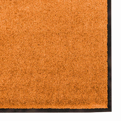 vidaXL Doormat Orange and Black 120 x 300 cm 100% Polyamide