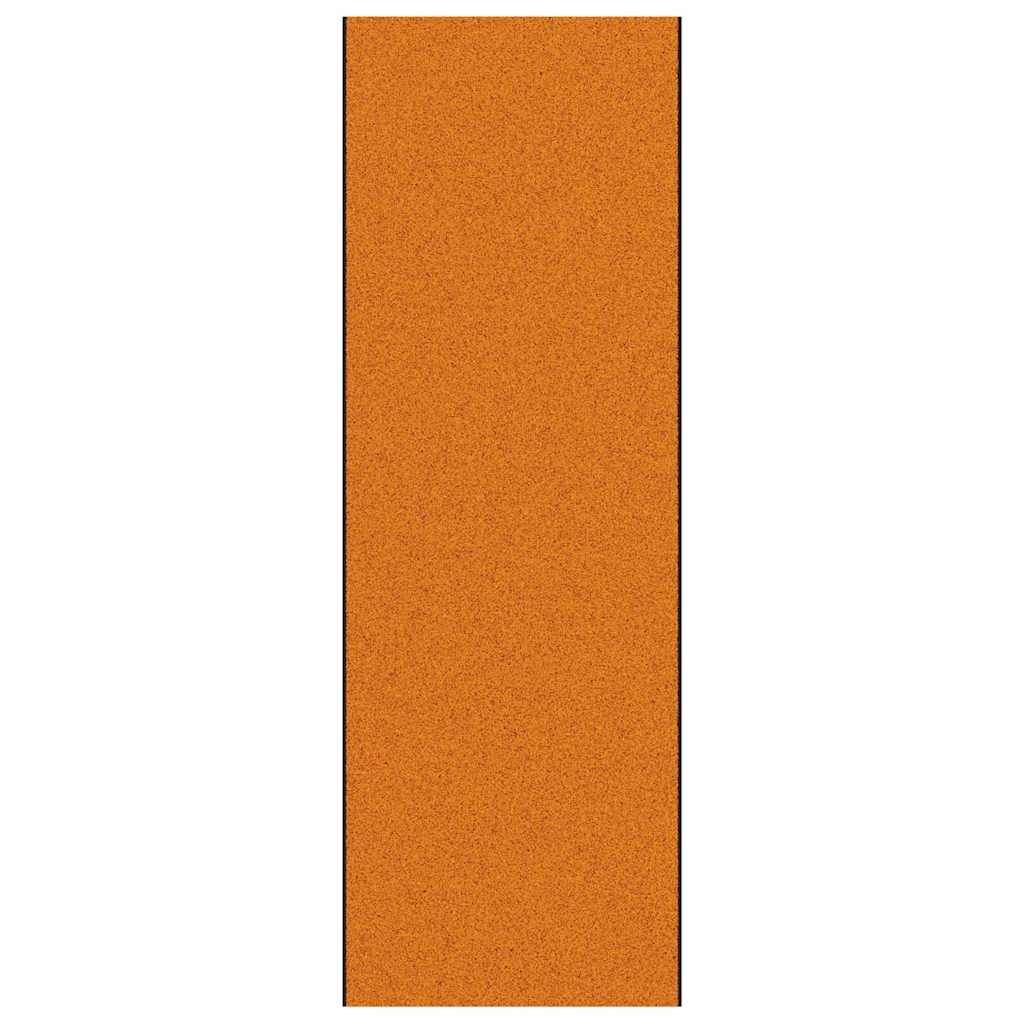 vidaXL Doormat Other Orange and Black 120 x 350 cm Polyamide and PVC