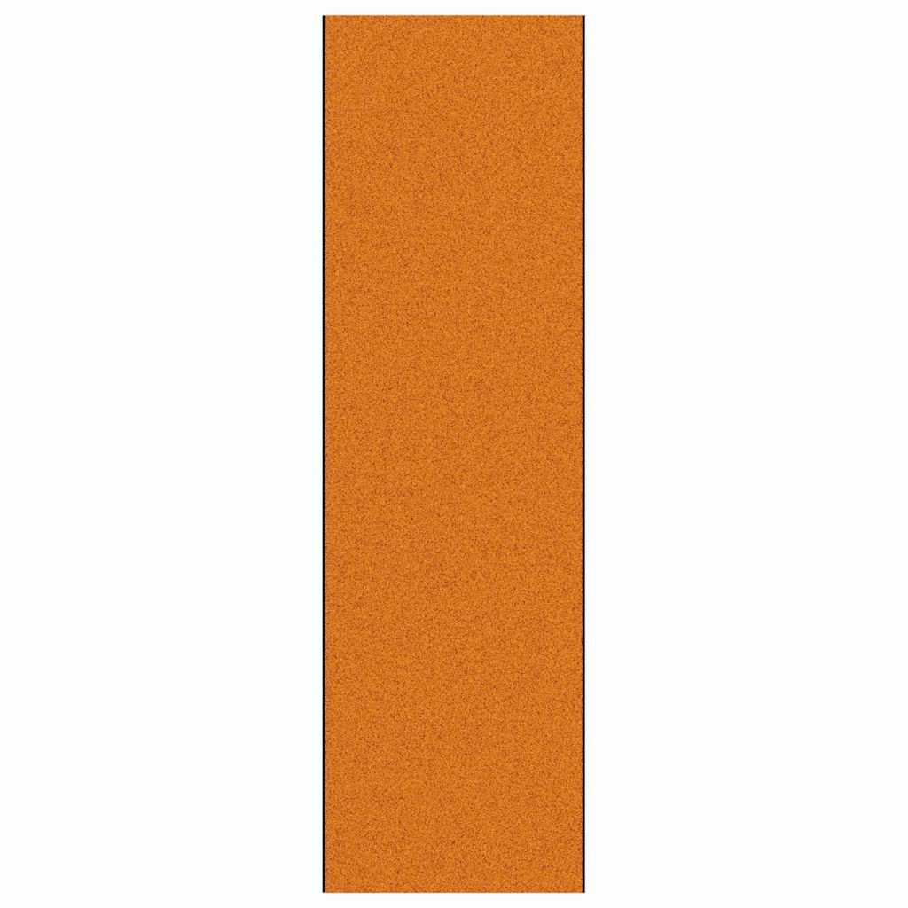 vidaXL Doormat Other Orange and Black 120 x 400 cm Polyamide and PVC