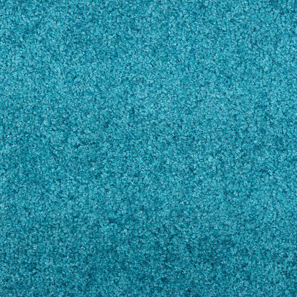 vidaXL Doormat Other Cyan and Black 120 x 250 cm Polyamide and PVC