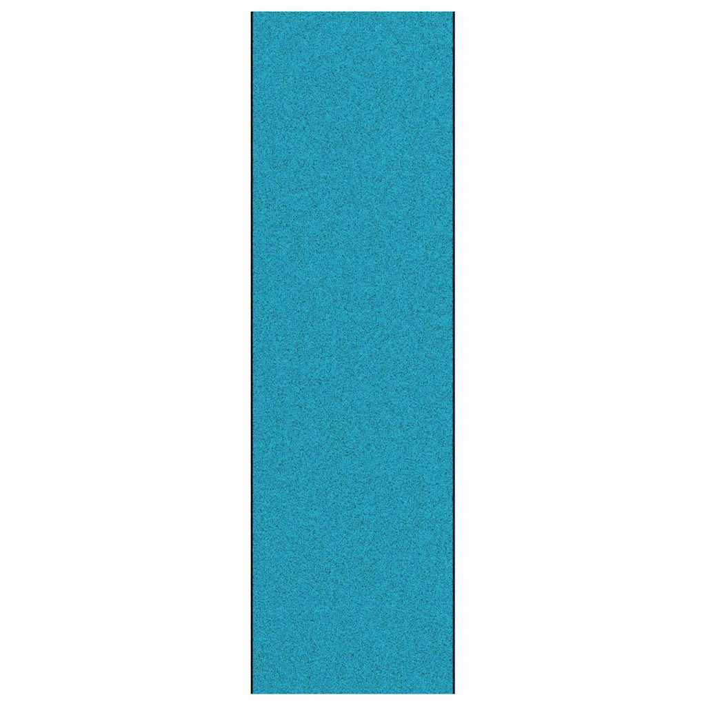 vidaXL Doormat Other Cyan and Black 120 x 400 cm Polyamide and PVC