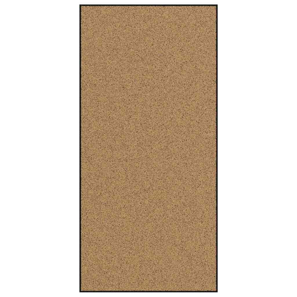 vidaXL Doormat Other Cream and Black 120 x 250 cm Polyamide and PVC