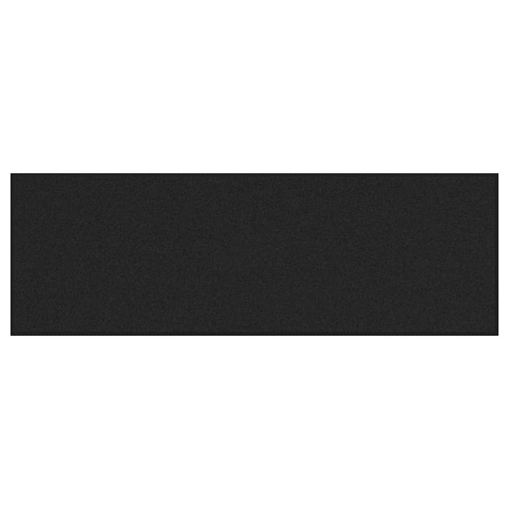vidaXL Doormat Black 60 x 180 cm 100% Polyamide
