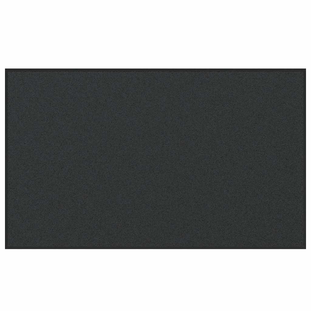vidaXL Doormat Black 90 x 150 cm 100% Polyamide