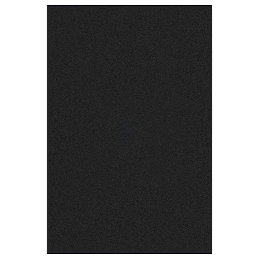 vidaXL Doormat Black 120 x 180 cm 100% Polyamide