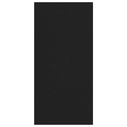 vidaXL Doormat Black 120 x 250 cm 100% Polyamide