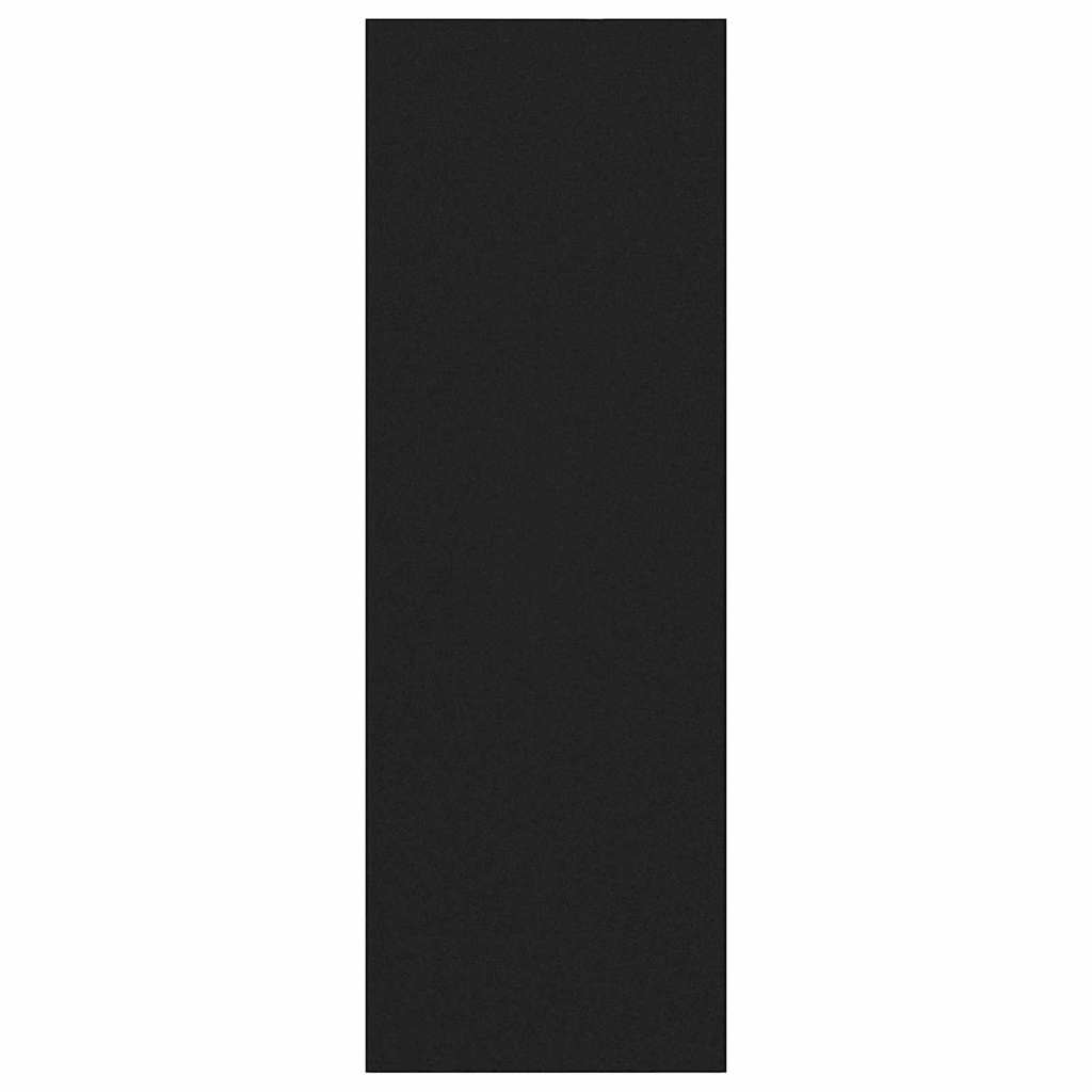 vidaXL Doormat Black 120 x 350 cm 100% Polyamide
